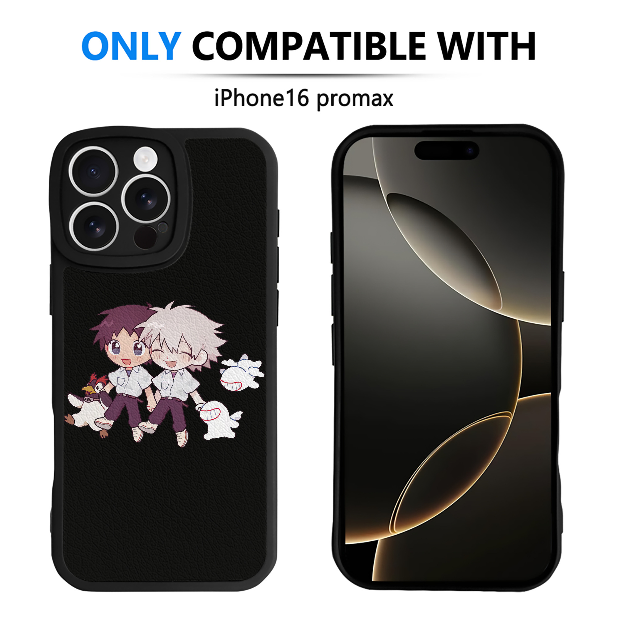 （画像用） EVA 新世紀エヴァンゲリオン 【iPhone 16シリーズ対応】シリコンスマホケース（レザー調） 材質：シリコン